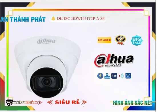 Camera Dahua DH-IPC-HDW1431T1P-A-S4,Giá DH-IPC-HDW1431T1P-A-S4,phân phối DH-IPC-HDW1431T1P-A-S4,DH-IPC-HDW1431T1P-A-S4Bán Giá Rẻ,DH-IPC-HDW1431T1P-A-S4 Giá Thấp Nhất,Giá Bán DH-IPC-HDW1431T1P-A-S4,Địa Chỉ Bán DH-IPC-HDW1431T1P-A-S4,thông số DH-IPC-HDW1431T1P-A-S4,DH-IPC-HDW1431T1P-A-S4Giá Rẻ nhất,DH-IPC-HDW1431T1P-A-S4 Giá Khuyến Mãi,DH-IPC-HDW1431T1P-A-S4 Giá rẻ,Chất Lượng DH-IPC-HDW1431T1P-A-S4,DH-IPC-HDW1431T1P-A-S4 Công Nghệ Mới,DH-IPC-HDW1431T1P-A-S4 Chất Lượng,bán DH-IPC-HDW1431T1P-A-S4