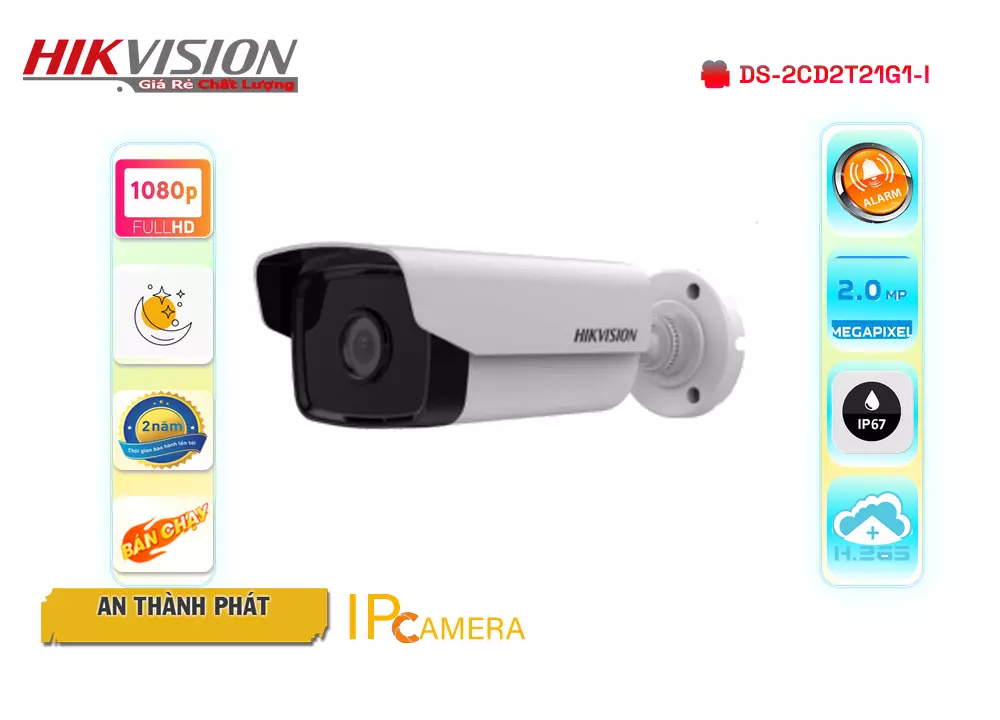 Camera Hikvision DS-2CD2T21G1-I,DS-2CD2T21G1-I Giá rẻ,DS-2CD2T21G1-I Giá Thấp Nhất,Chất Lượng