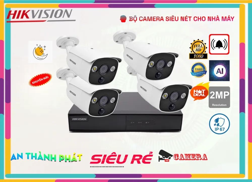 Bộ camera siêu nét cho nhà máy, CCTV công nghiệp, Hệ thống giám sát an ninh, Camera quan sát nhà máy, Giải pháp camera