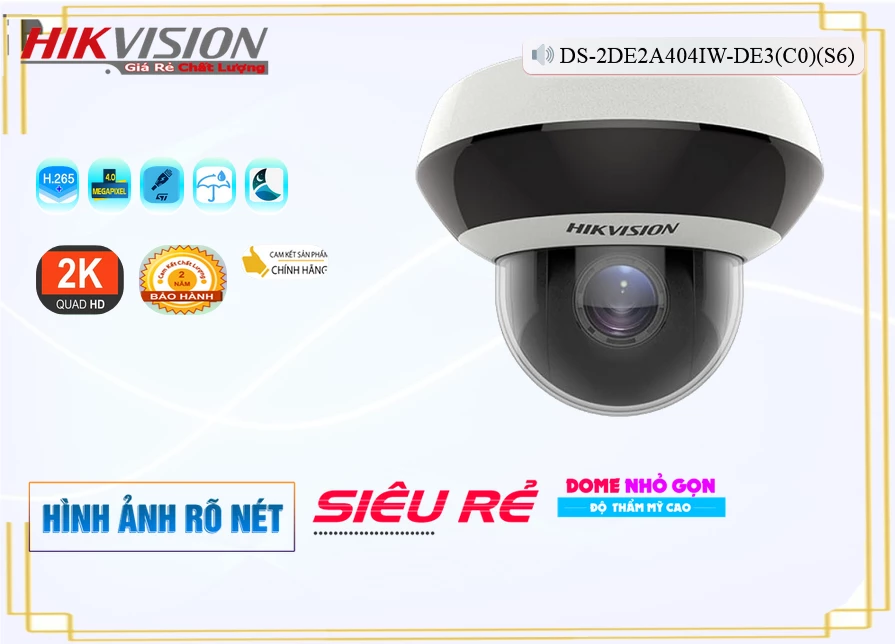 Camera Hikvision DS-2DE2A404IW-DE3(C0)(S6),thông số DS-2DE2A404IW-DE3(C0)(S6),DS 2DE2A404IW DE3(C0)(S6),Chất Lượng