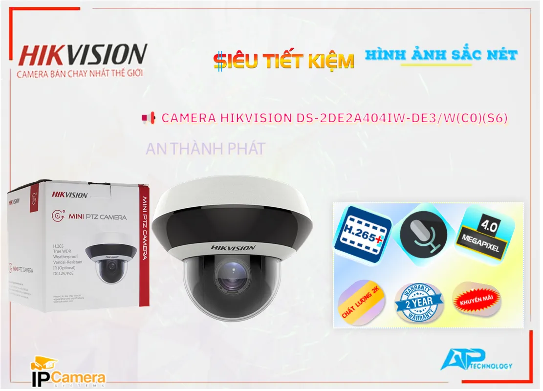 DS 2DE2A404IW DE3/W(C0)(S6),Camera Hikvision DS-2DE2A404IW-DE3/W(C0)(S6),Chất Lượng DS-2DE2A404IW-DE3/W(C0)(S6),Giá