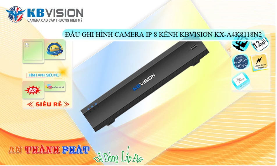 Đầu Ghi  KBvision Giá rẻ KX-A4K8118N2