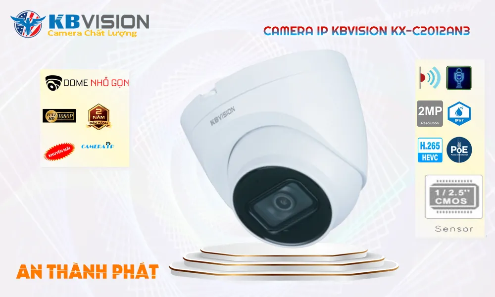 Camera IP Dome KX-C2012AN3 Kbvision,KX-C2012AN3 Giá Khuyến Mãi,KX-C2012AN3 Giá rẻ,KX-C2012AN3 Công Nghệ Mới,Địa Chỉ Bán