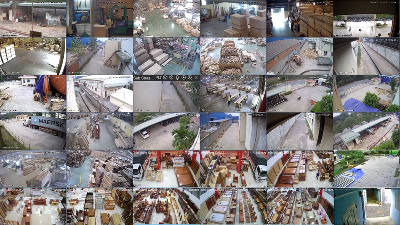 Dự án lắp đặt camera quan sát công ty sản xuất gỗ tại quận tân phú