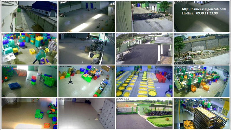 lắp đặt camera quan sat công ty sản xuất thực phẩm tại quận tân phú