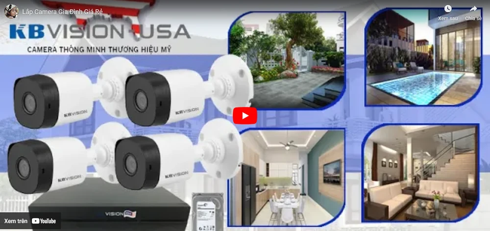 Lắp Camera Wifi Trong Nhà Giá Rẻ