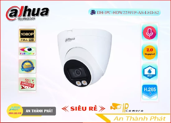 Camera IP Full Color DH-IPC-HDW2239TP-AS-LED-S2,DH-IPC-HDW2239TP-AS-LED-S2,IPC-HDW2239TP-AS-LED-S2,camera ip DH-IPC-HDW2239TP-AS-LED-S2, Camera dahua DH-IPC-HDW2239TP-AS-LED-S2, camera quan sát DH-IPC-HDW2239TP-AS-LED-S2,caimera giam sát DH-IPC-HDW2239TP-AS-LED-S2