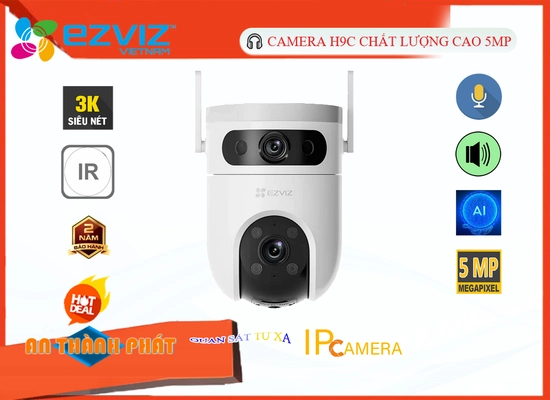 Lắp đặt camera Camera Không Dây H9C (5MP+5MP) Chi phí phù hợp
