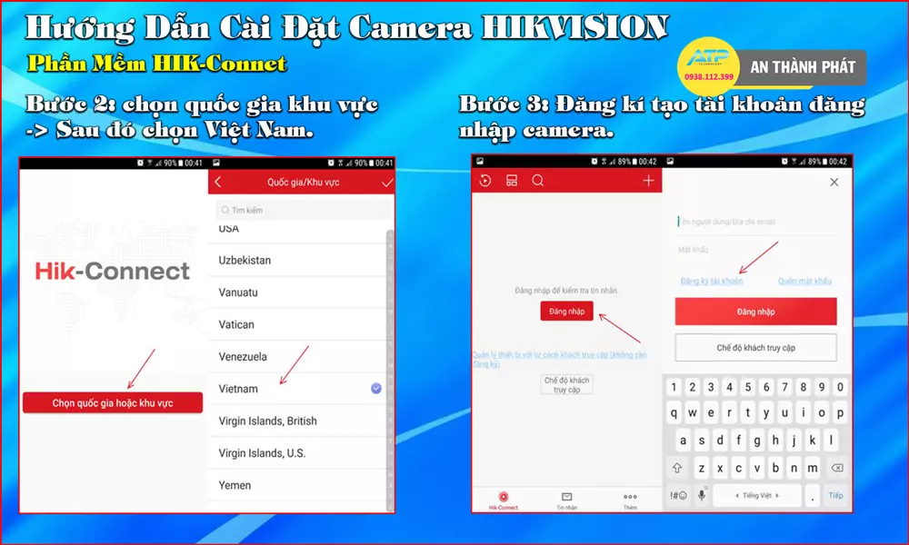 Hướng Dẫn Cài Đặt Xem Camera Hikvision Cho Điện Thoại