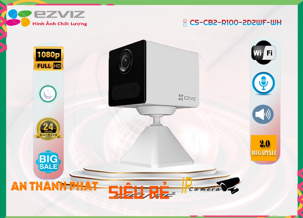 Camera Wifi Ezviz CS-CB2-R100-2D2WF-WH,Giá CS-CB2-R100-2D2WF-WH,phân phối CS-CB2-R100-2D2WF-WH,CS-CB2-R100-2D2WF-WHBán