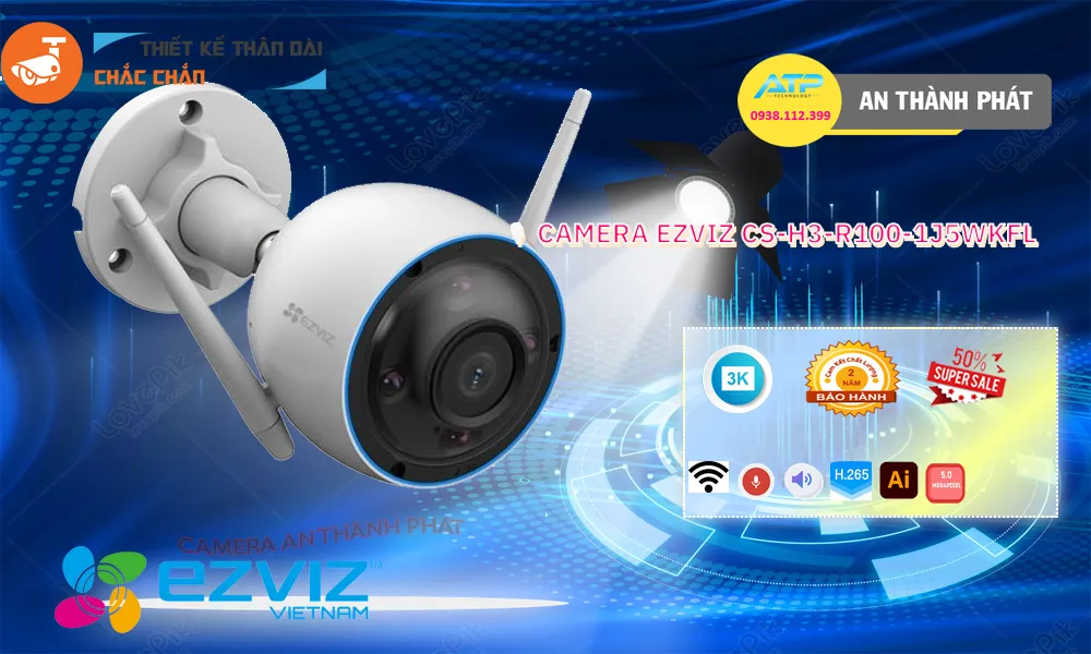 tính năng nổi bật camera Ezviz CS-H3-R100-1J5WKFL