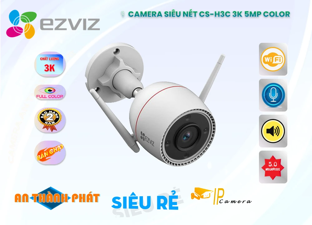 Camera Wifi Ezviz CS-H3c-R100-1J5WKFL