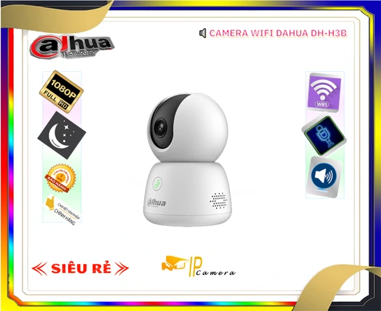 Camera Wifi Dahua DH-H3B,Camera Dahua DH-H3B ,Camera Dahua DH-H3B ,Camera DH-H3B,Camera xoay Wifi Dahua DH-H3B,DH-H3B 