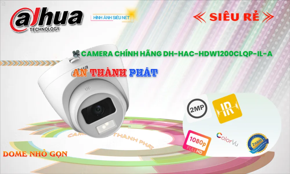 Camera DH-HAC-HDW1200CLQP-IL-A  Dahua Chất Lượng