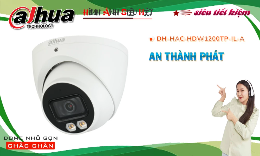 DH-HAC-HDW1200TP-IL-A Camera An Ninh Sắc Nét