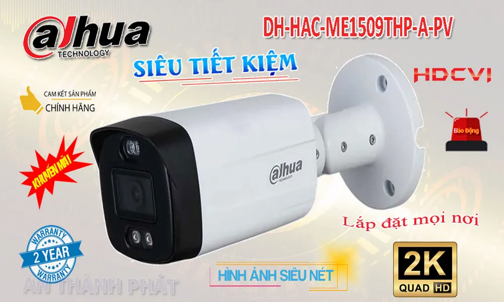 Camera DH-HAC-ME1509THP-A-PV báo động thông minh
