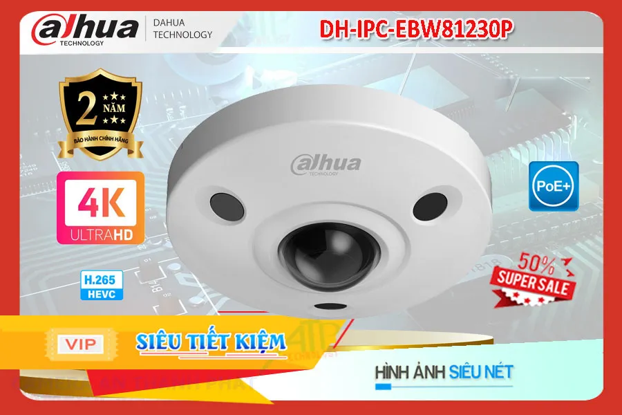 Camera DH-IPC-EBW81230P Fisheye Dahua,DH IPC EBW81230P,Giá Bán DH-IPC-EBW81230P,DH-IPC-EBW81230P Giá Khuyến