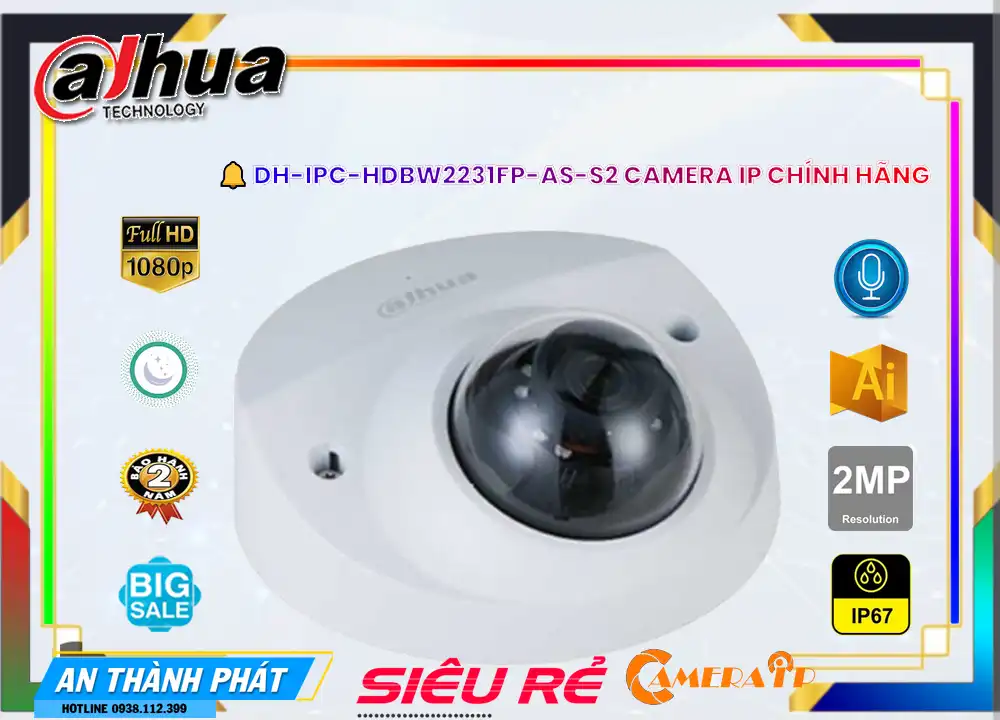 DH-IPC-HDBW2231FP-AS-S2 Camera An Ninh Dahua,Chất Lượng DH-IPC-HDBW2231FP-AS-S2,DH-IPC-HDBW2231FP-AS-S2 Công Nghệ