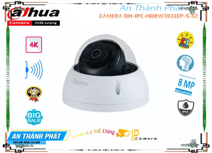 DH-IPC-HDBW2831EP-S-S2 sắc nét Dahua