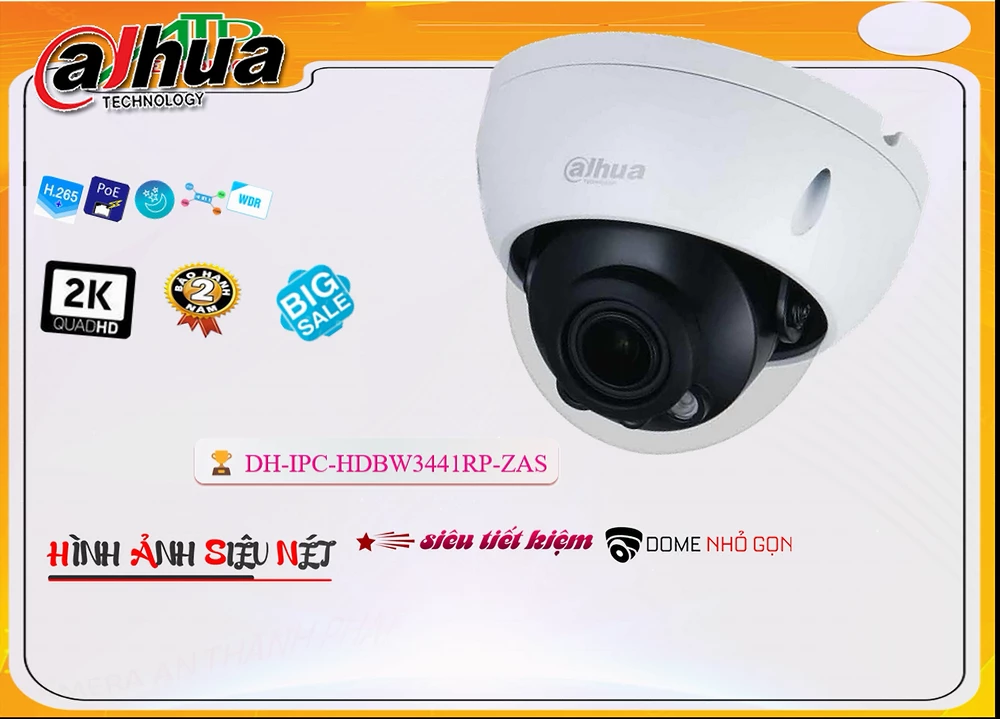 Camera Dahua DH-IPC-HDBW3441RP-ZAS,DH-IPC-HDBW3441RP-ZAS Giá rẻ,DH IPC HDBW3441RP ZAS,Chất Lượng