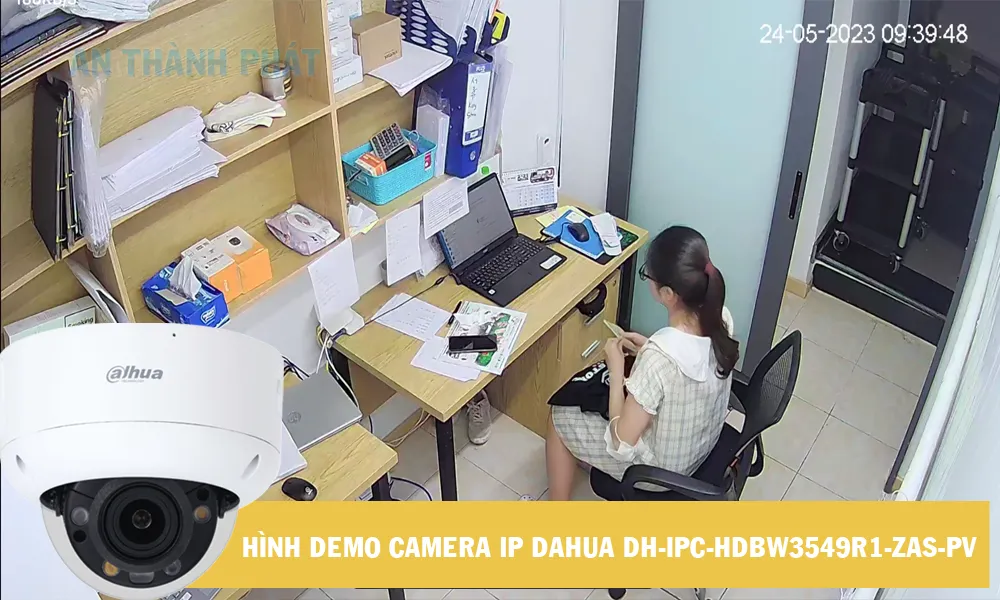 hình ảnh demo camera IP Dahua DH-IPC-HDBW3549R1-ZAS-PV