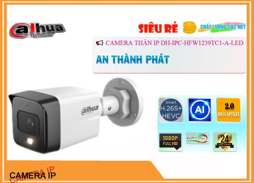 Camera Dahua DH-IPC-HFW1239TC1-A-LED,DH-IPC-HFW1239TC1-A-LED giá mới nhấtDH-IPC-HFW1239TC1-A-LED Chính hãng,DH IPC HFW1239TC1 A LED,Giá Bán DH-IPC-HFW1239TC1-A-LED FULL HD 1080P 2.0 MP ,Địa Chỉ Bán  Camera Giám Sát DH-IPC-HFW1239TC1-A-LED,DH-IPC-HFW1239TC1-A-LED giá mới nhất,DH-IPC-HFW1239TC1-A-LED Chính hãng,Giá ,Giá buôn DH-IPC-HFW1239TC1-A-LED
