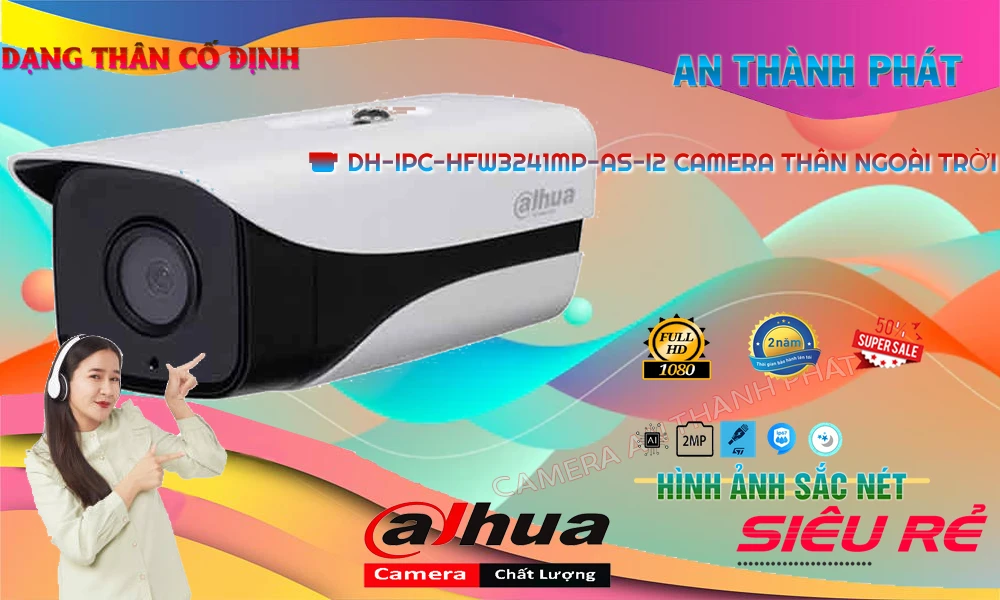 DH-IPC-HFW3241MP-AS-I2 sắc nét Dahua ➠
