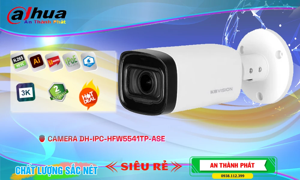 DH-IPC-HFW5541TP-ASE sắc nét Dahua DH-IPC-HFW5541TP-ASE sắc nét Dahua