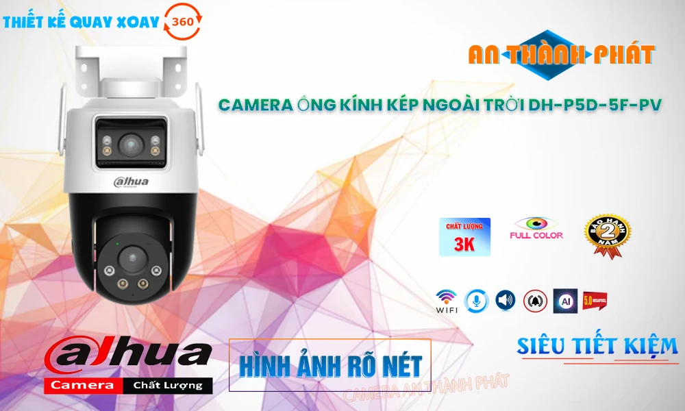 DH-P5D-5F-PV Camera Wifi Dahua Công Nghệ Mới