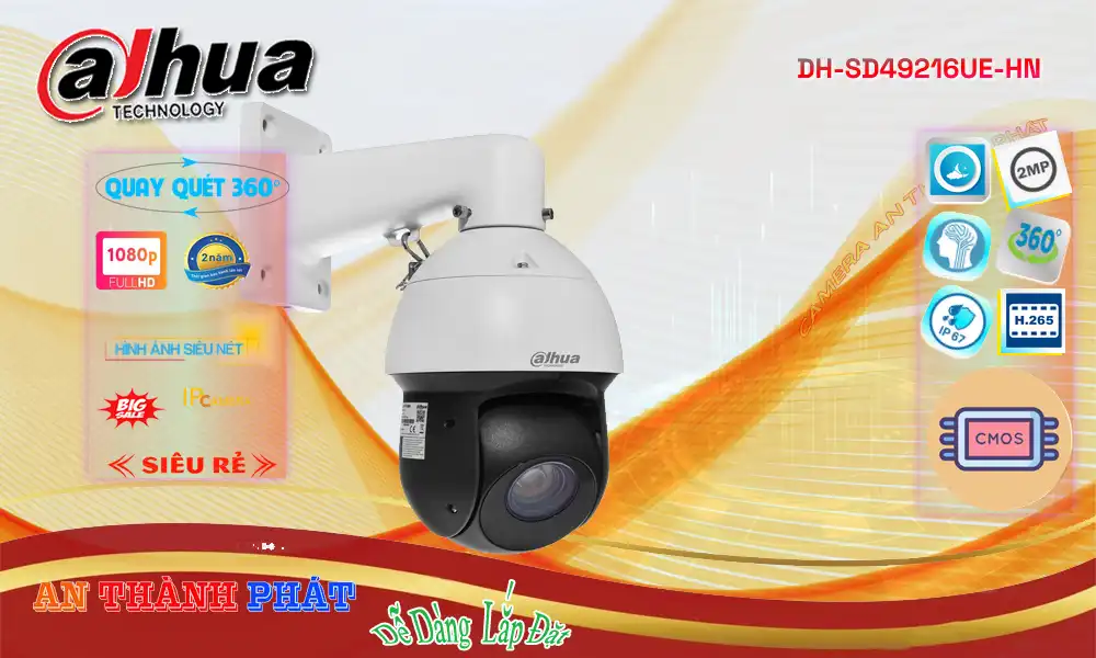 DH-SD49216UE-HN sắc nét Dahua DH-SD49216UE-HN sắc nét Dahua