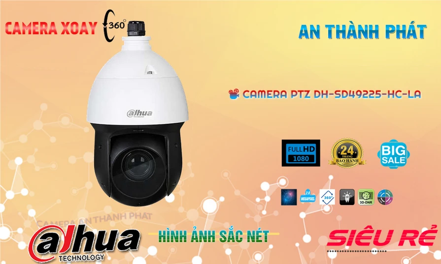 DH-SD49225-HC-LA sắc nét Dahua DH-SD49225-HC-LA sắc nét Dahua