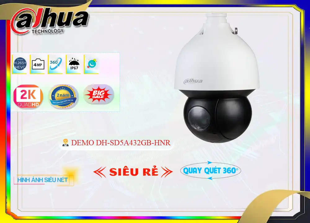 DH-SD5A432GB-HNR sắc nét Dahua