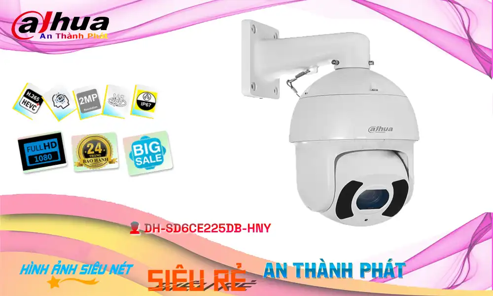 ➠  DH-SD6CE225DB-HNY sắc nét Dahua