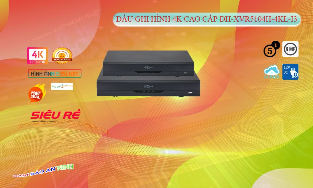 DH-XVR5104H-4KL-I3  Đầu Ghi HÌnh Chất Lượng 4K