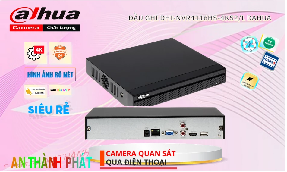 Đầu Ghi IP Dahua DHI-NVR4116HS-4KS2/L