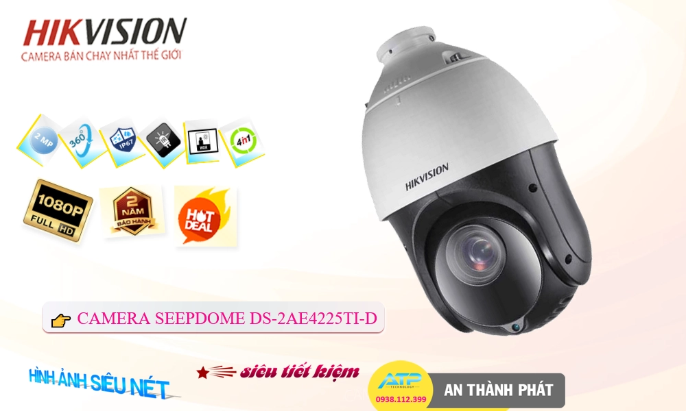 Hikvision DS-2AE4225TI-D Hình Ảnh Đẹp ✲