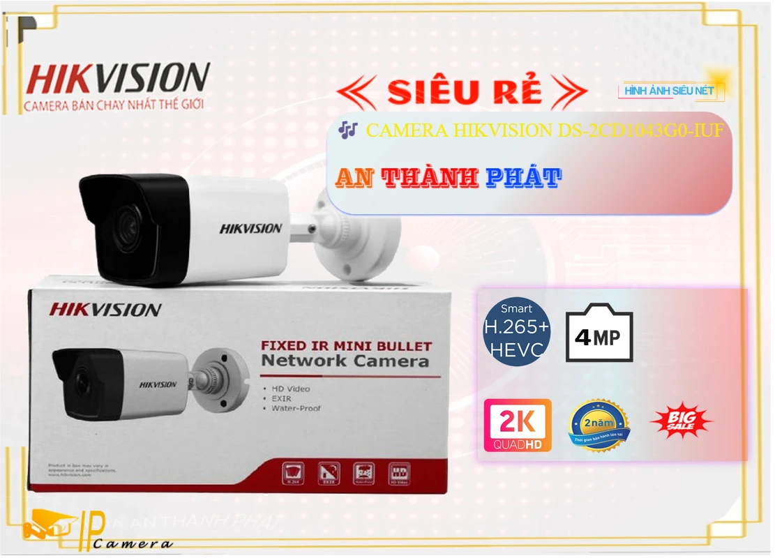 Camera Hikvision DS-2CD1043G0-IUF,thông số DS-2CD1043G0-IUF,DS-2CD1043G0-IUF Giá rẻ,DS 2CD1043G0 IUF,Chất Lượng