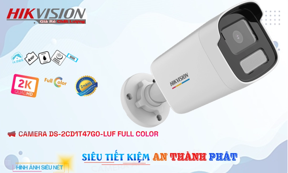 ✲  Camera Hikvision Chất Lượng DS-2CD1T47G0-LUF