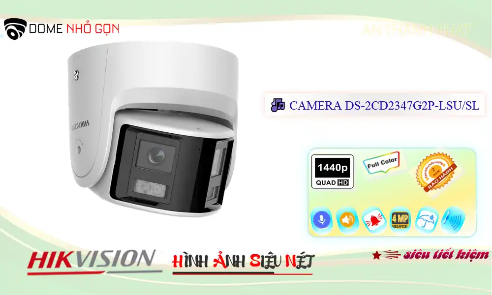 Camera Hikvision DS-2CD2347G2P-LSU/SL