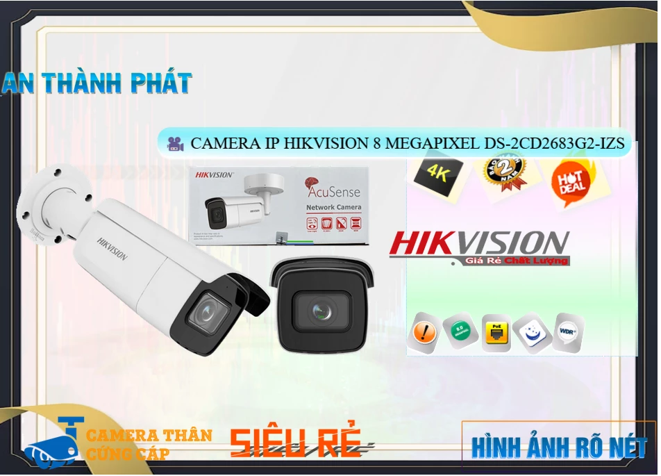 Camera Hikvision DS-2CD2683G2-IZS,DS-2CD2683G2-IZS Giá rẻ,DS-2CD2683G2-IZS Giá Thấp Nhất,Chất Lượng
