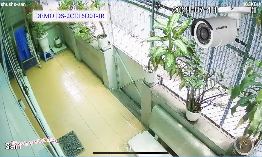DS-2CE16D0T-IRF sắc nét Hikvision