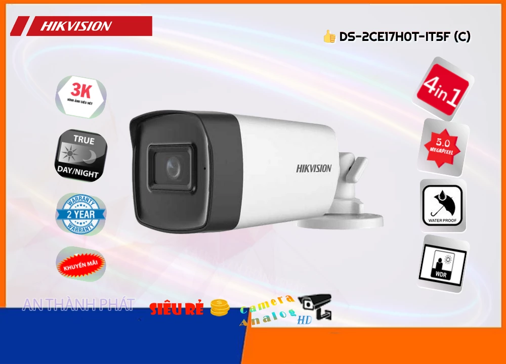 Camera Hikvision DS-2CE17H0T-IT5F(C),Giá HD Anlog DS-2CE17H0T-IT5F(C),phân phối DS-2CE17H0T-IT5F(C),DS-2CE17H0T-IT5F(C)