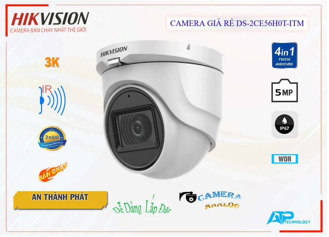 Camera Hikvision DS-2CE56H0T-ITM,thông số DS-2CE56H0T-ITM,DS 2CE56H0T ITM,Chất Lượng DS-2CE56H0T-ITM,DS-2CE56H0T-ITM