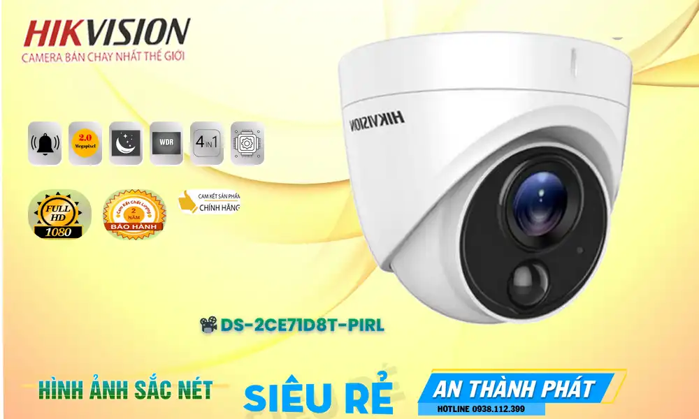 DS-2CE71D8T-PIRL sắc nét Hikvision DS-2CE71D8T-PIRL sắc nét Hikvision