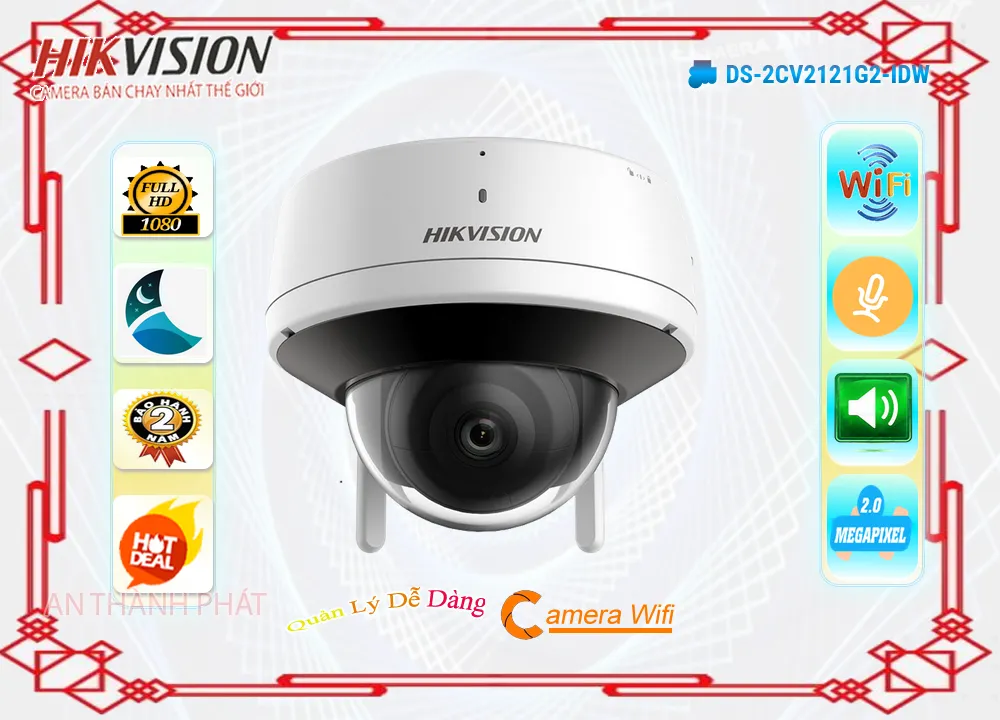Camera Hikvision DS-2CV2121G2-IDW,Chất Lượng DS-2CV2121G2-IDW,DS-2CV2121G2-IDW Công Nghệ Mới,DS-2CV2121G2-IDWBán Giá