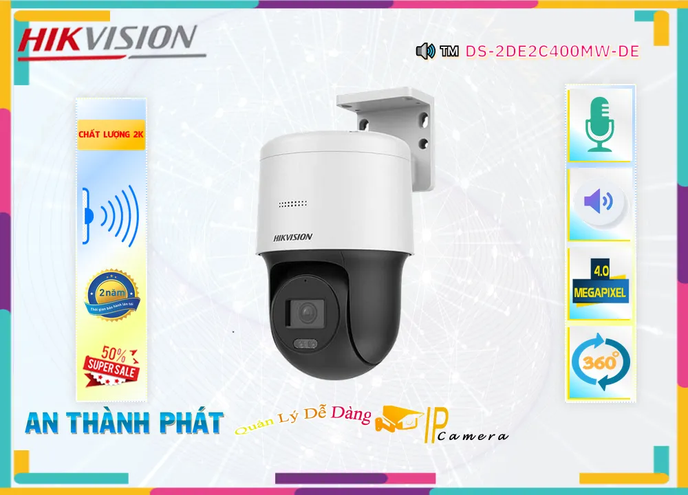 Camera Hikvision DS-2DE2C400MW-DE,thông số DS-2DE2C400MW-DE,DS-2DE2C400MW-DE Giá rẻ,DS 2DE2C400MW DE,Chất Lượng