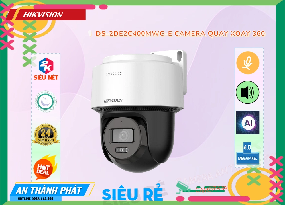 Camera DS-2DE2C400MWG-E Hồng ngoại,thông số DS-2DE2C400MWG-E, IP DS-2DE2C400MWG-E Giá rẻ,DS 2DE2C400MWG E,Chất Lượng