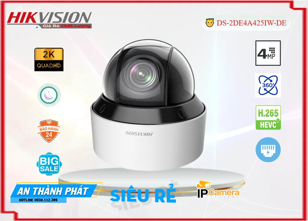 DS-2DE4A425IW-DE Camera  Hikvision