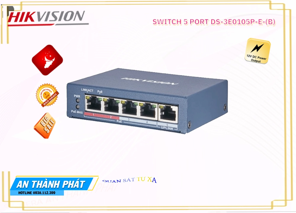 Switch chia mạng,Giá DS-3E0105P-E(B),DS-3E0105P-E(B) Giá Khuyến Mãi,bán DS-3E0105P-E(B),DS-3E0105P-E(B) Công Nghệ