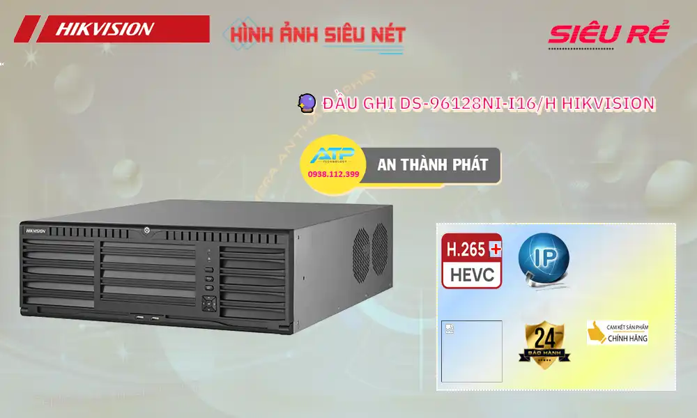 Đầu Ghi Hình DS-96128NI-I16/H Đầu Ghi Hình DS-96128NI-I16/H